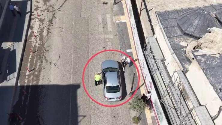 Adıyaman’da drone destekli trafik denetimi