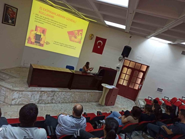 Aydın Devlet Hastanesi’nde yeni personele iş sağlığı ve güvenliği eğitimi