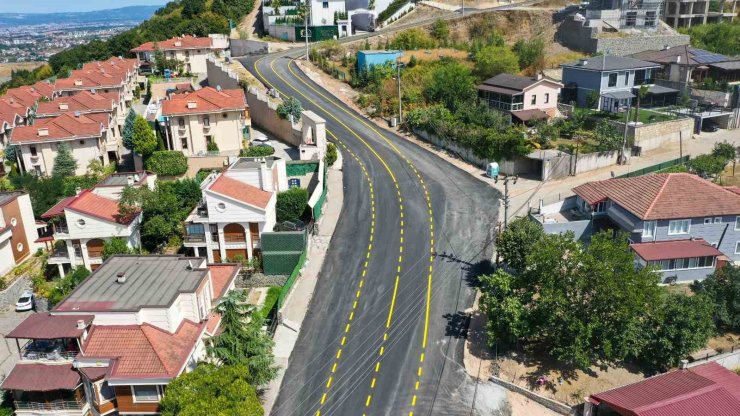 Tantaoğlu Caddesi’ne bin 500 ton aşınma asfaltı serildi