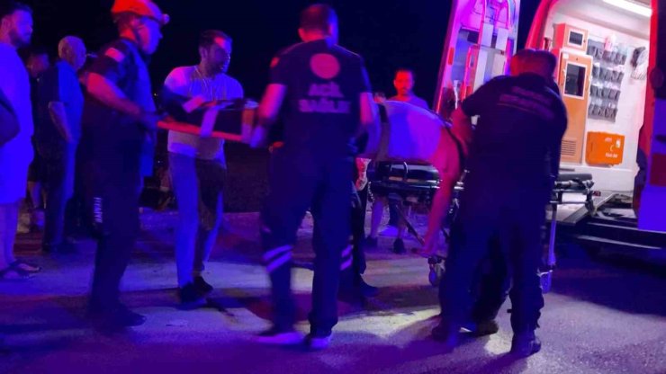 Damadının aracıyla kaçan adam tarlaya uçtu