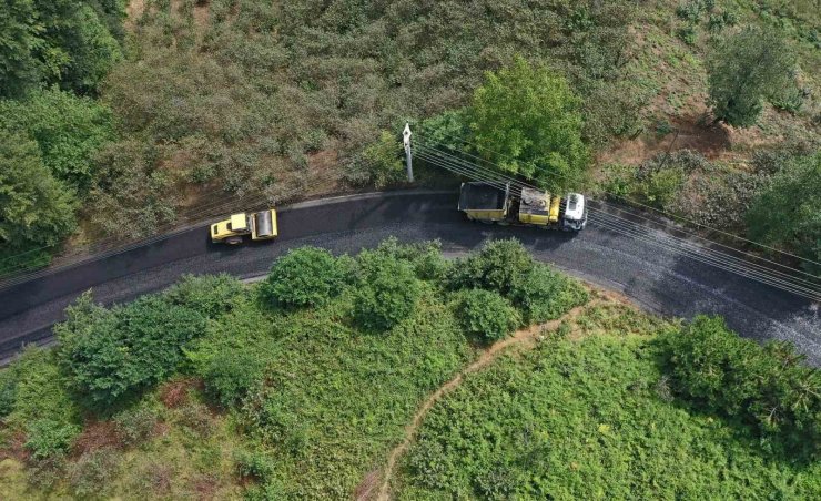 Ordu’da asfalt seferberliği devam ediyor