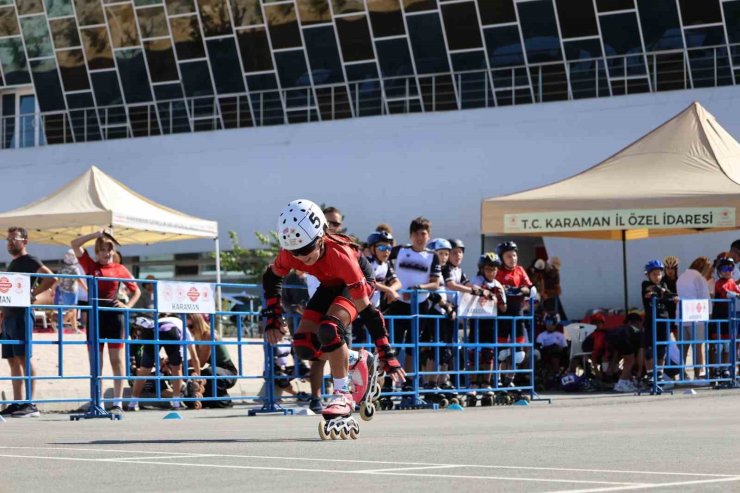 Karaman’da düzenlenen ‘Tekerlekli Paten Türkiye Şampiyonası’ başladı