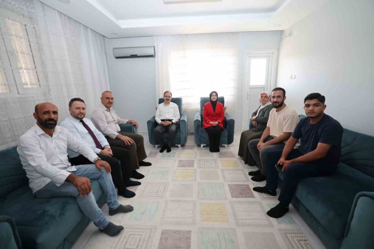 Vali Kızılkaya’dan şehit ailesine ziyaret