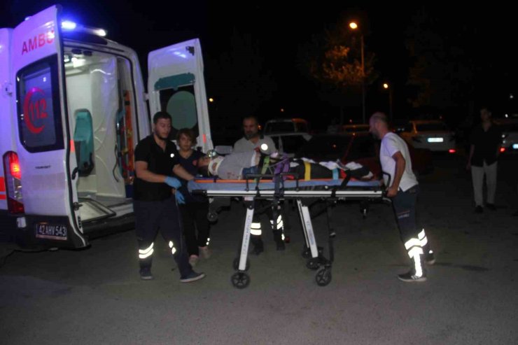 Konya’da otomobiller çarpıştı: 2’si ağır 4 yaralı