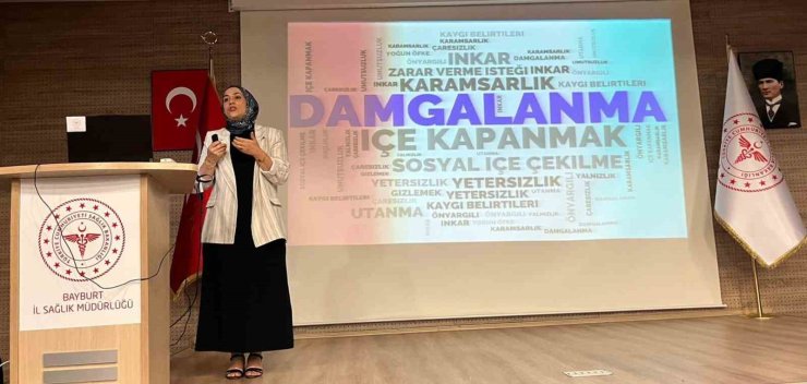 Bayburt İl Sağlık Müdürlüğü personeline ’damgalama’ eğitimi verildi
