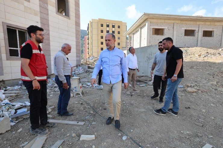 Belen’de afet konutlarının teslimi Kasın ayında tamamlanacak