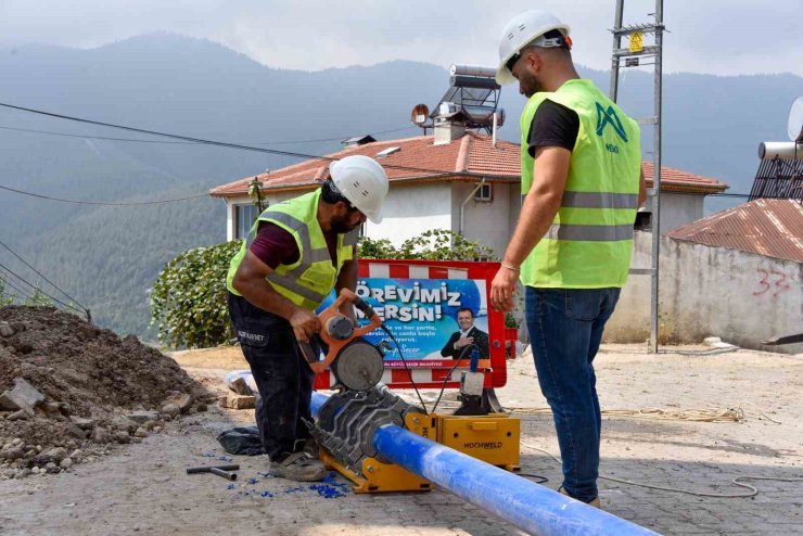 MESKİ, Değirmendere Mahallesi’nin içme suyu hattını yeniledi