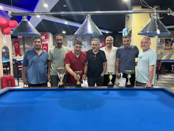 Yozgat’ta bilardo turnuvası büyük ilgi gördü