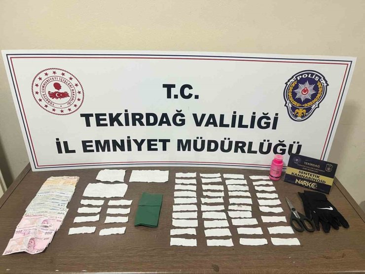 Tekirdağ’da uyuşturucu operasyonu: 10 şüpheli tutuklandı