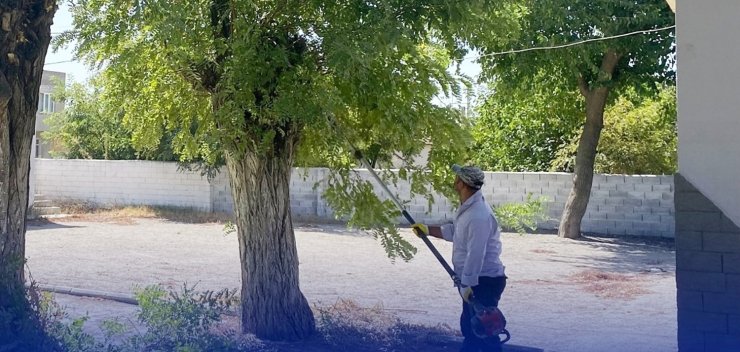 Çine’de okul bahçeleri yeni döneme hazır