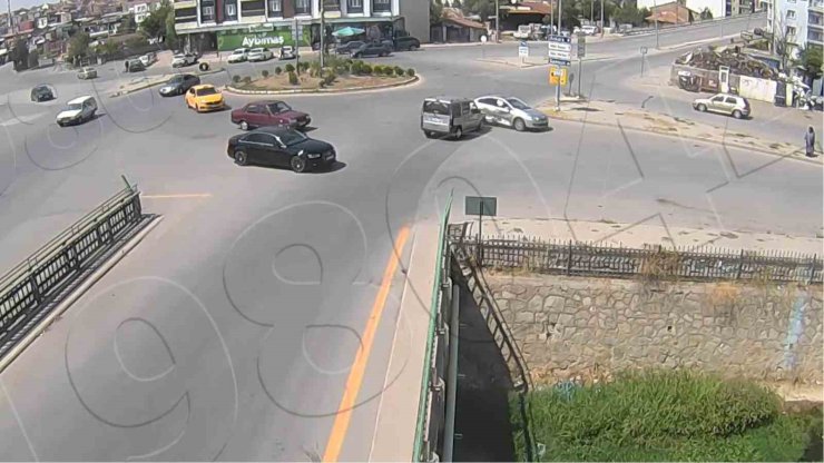 Kırıkkale’de trafik kazaları KGYS kameralarına yansıdı