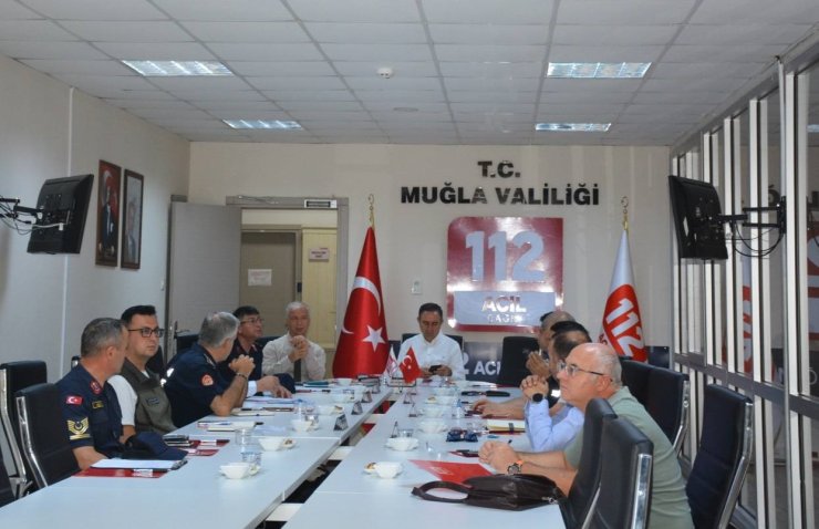 Muğla’da 112 Acil Çağrı Merkezi’nde ihbar süreçleri değerlendirildi