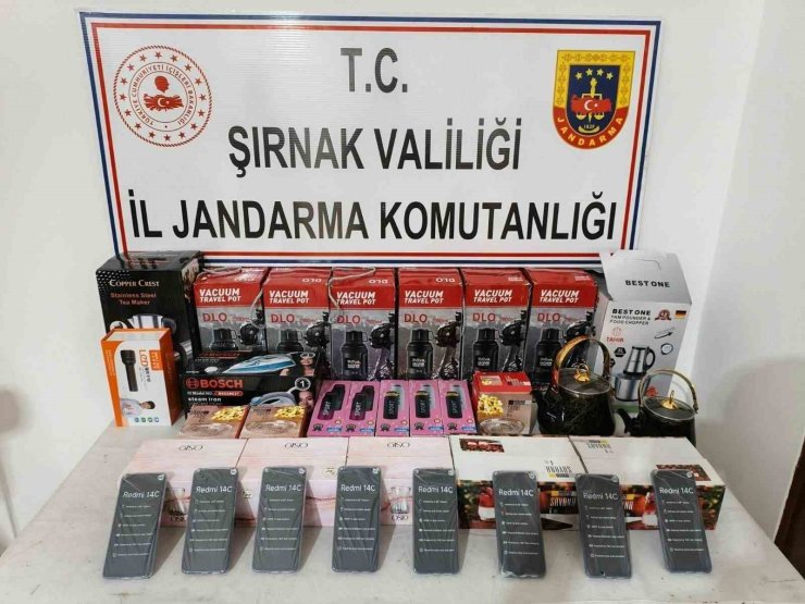 Şırnak’ta 12 milyon liralık kaçak malzeme ele geçirildi