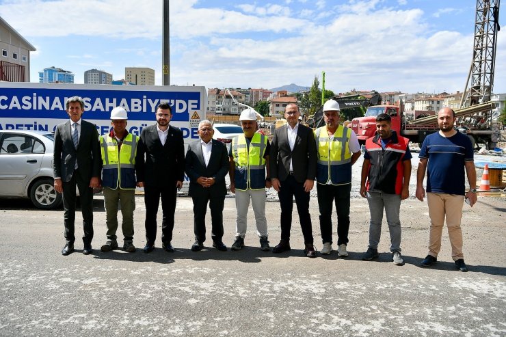 Başkan Büyükkılıç ile Başkan Okandan’dan, Sahabiye Projesi 2. Etap çalışmalarına inceleme