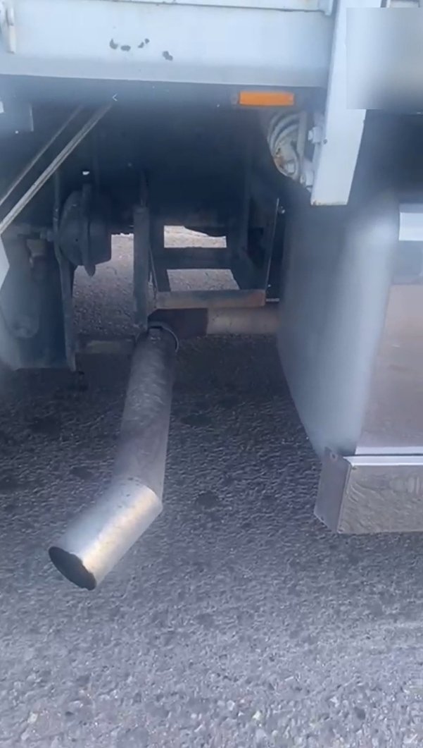 Yalova’da muayenesiz, abartı egzozlu kamyon sürücüsüne ceza yağdı