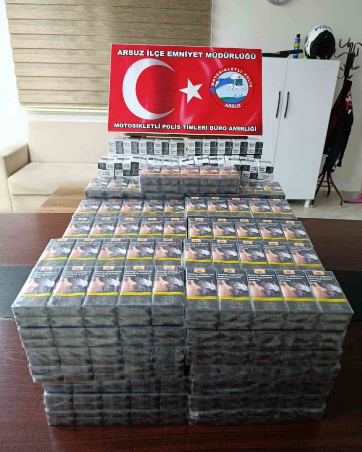 Hatay’da kaçak sigara operasyonu