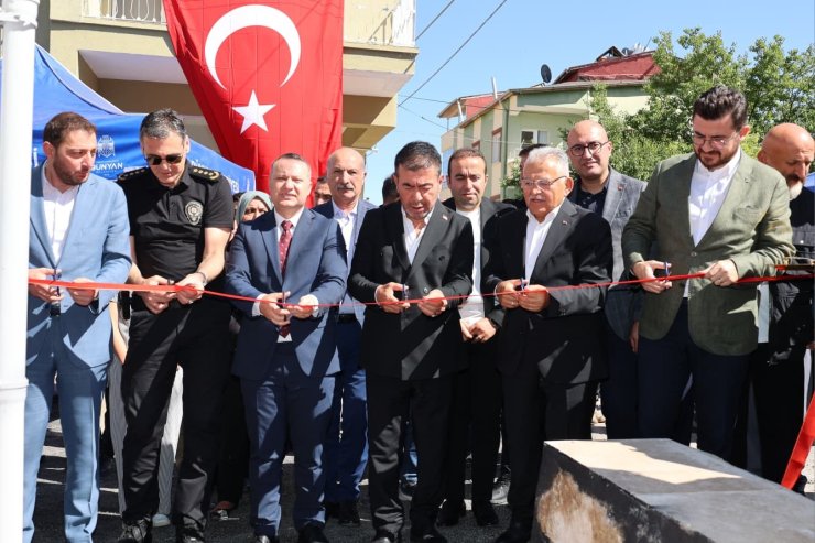 Bünyan’da iki proje hizmete açıldı