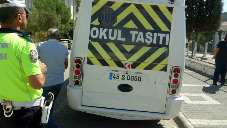 Menteşe’de okul servisleri denetleniyor