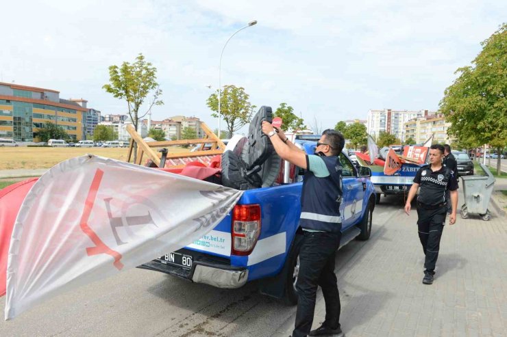 Altınşehir ve 23 Nisan’da kaldırım işgallerine karşı kapsamlı denetim