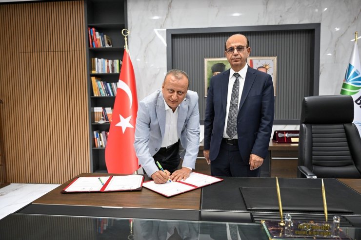 Özalper Mahallesine inşa edilecek taziye evinin protokolü imzalandı
