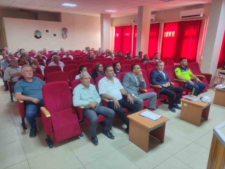 Karacasu’da okul servisi eğitimi