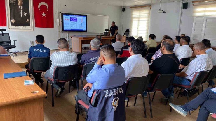 Sarıgöl’de afete hazırlık eğitimi verildi