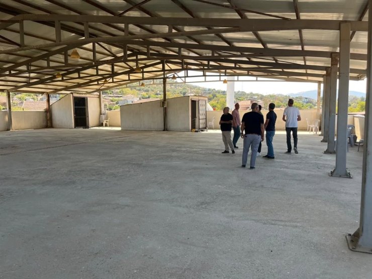 Yenipazar’da çok amaçlı binada tadilat çalışmaları başladı