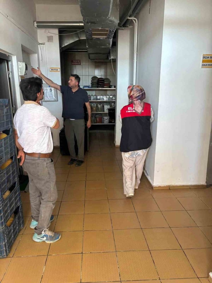 Arıcakta gıda üretim yerlerine denetim