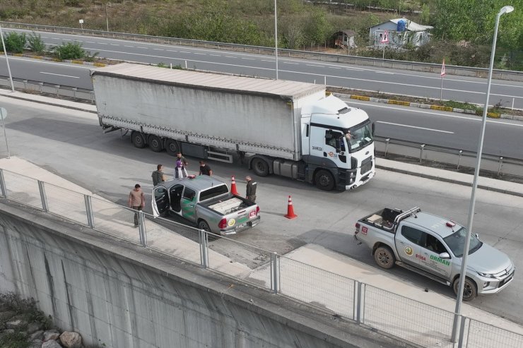 Düzce ve Bolu’da 32 noktada kontrol yapıldı