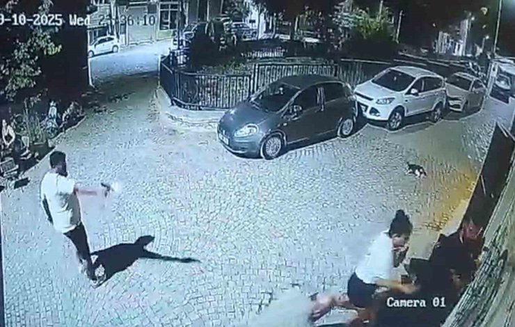 Urla’da 2 kişinin öldüğü eski sevgili dehşetinin görüntüleri ortaya çıktı