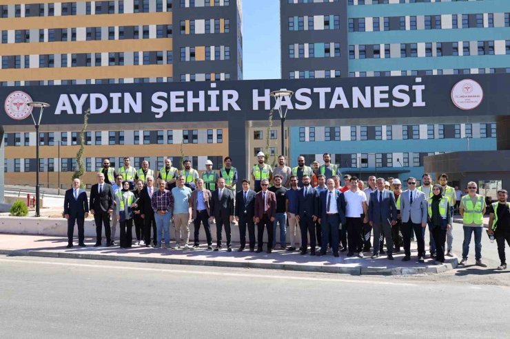 Sağlık Bakanlığı Aydın Şehir Hastanesi’ni yerinde inceledi