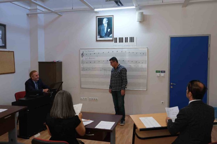 Büyükşehir orkestrasında sınav heyecanı