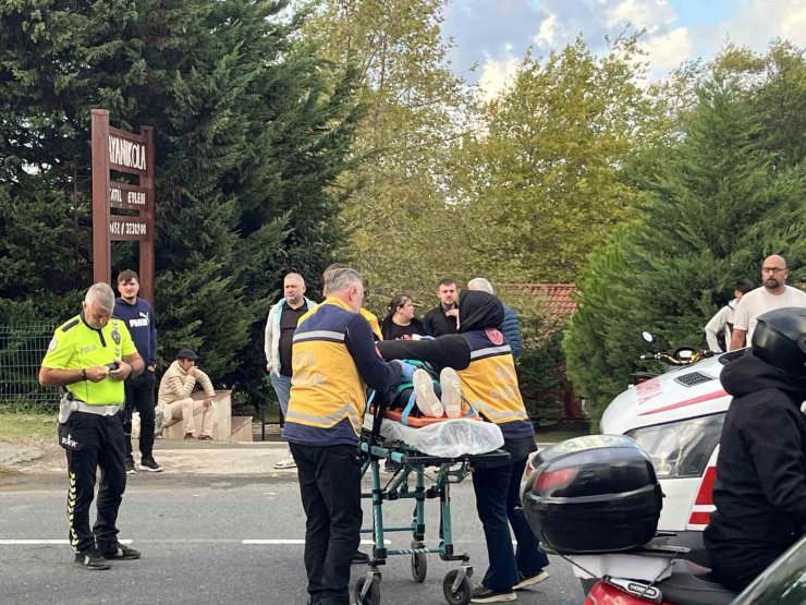 Ordu’da otomobil ile motosiklet çarpıştı: 1 yaralı