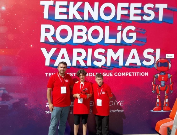 TEKNOFEST’te Özgünlük Ödülü’nü Ata Ortaokulu kazandı
