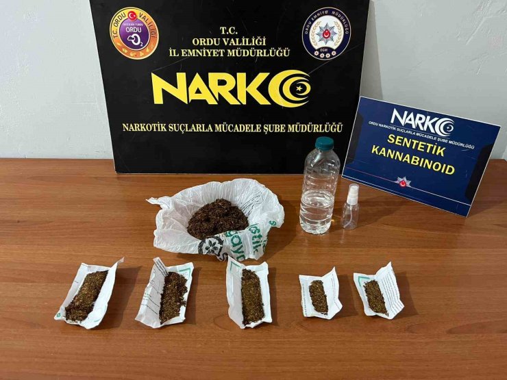 Ordu’da uyuşturucu operasyonlarında 2 tutuklama