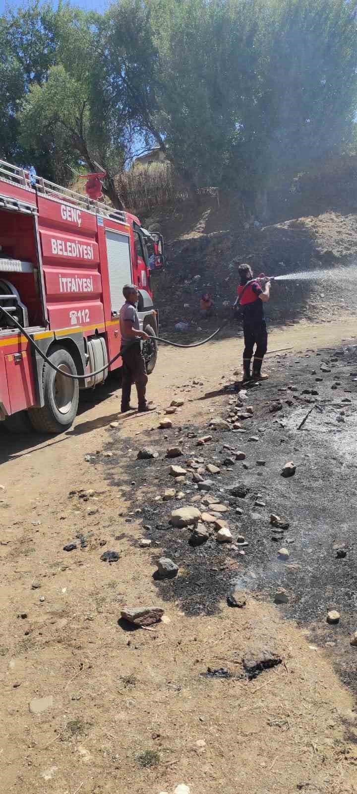 Bingöl’de çıkan yangın söndürüldü