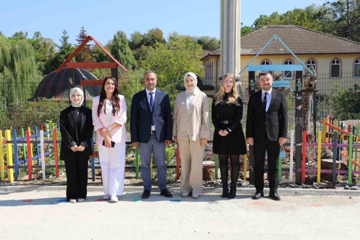 BARÜ Kutlubey Anaokulu bahçesi "Türkiye Yüzyılı Maarif Modeli"ne göre düzenlendi