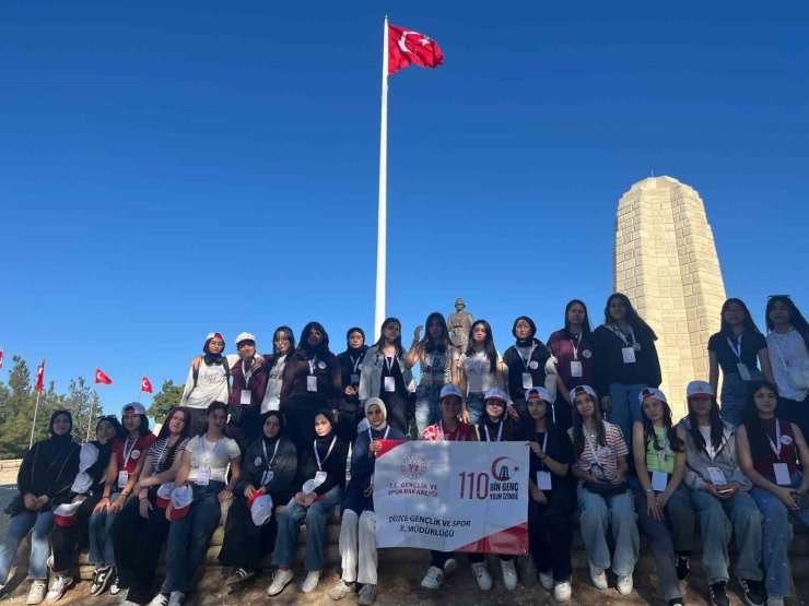 Düzceli gençler Çanakkale’de