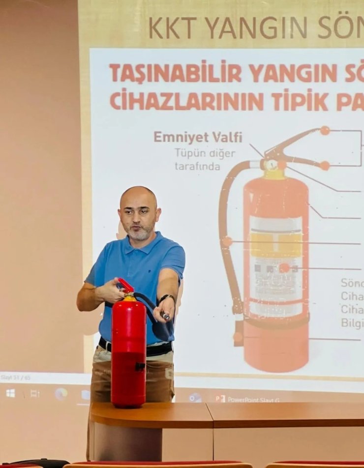 Sinop’ta hastane personeline uygulamalı acil durum eğitimi