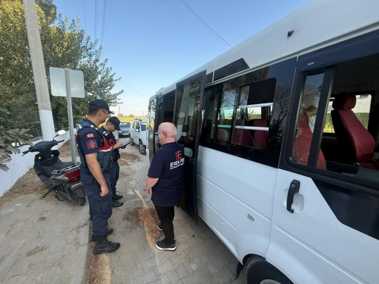 İncirliova’da okul servis araçları denetlendi