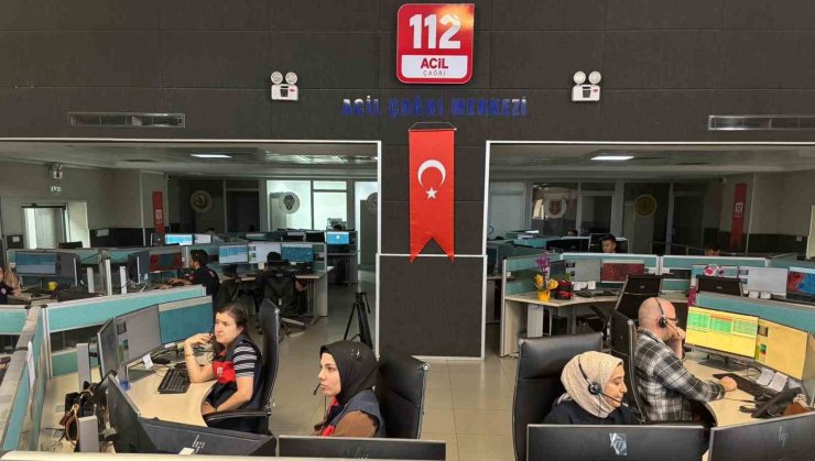 Gaziantep’te 112’ye 8 ayda 1,7 milyon asılsız ve gereksiz çağrı geldi