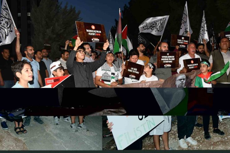 Siverek’te Sumud Filosu’na destek konvoyu