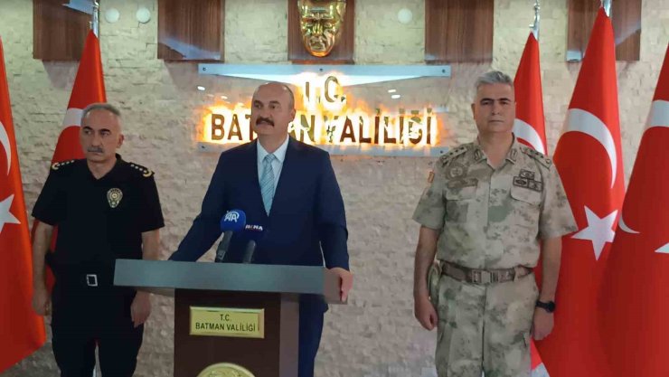 Batman Valisi Canalp açıkladı: Asayiş olayları yüzde 30 azaldı
