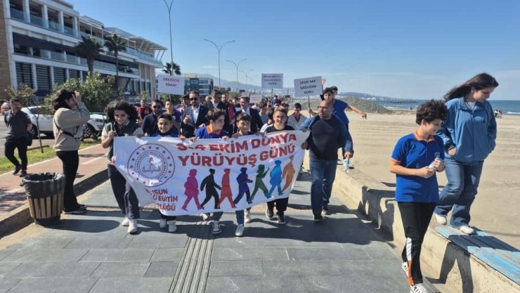 Samsun’da sağlıklı yaşam yürüyüşü