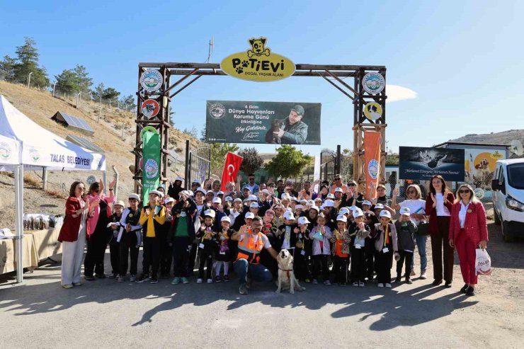 Talas’ta Dünya Hayvanları Koruma Günü renkli etkinliklerle kutlandı