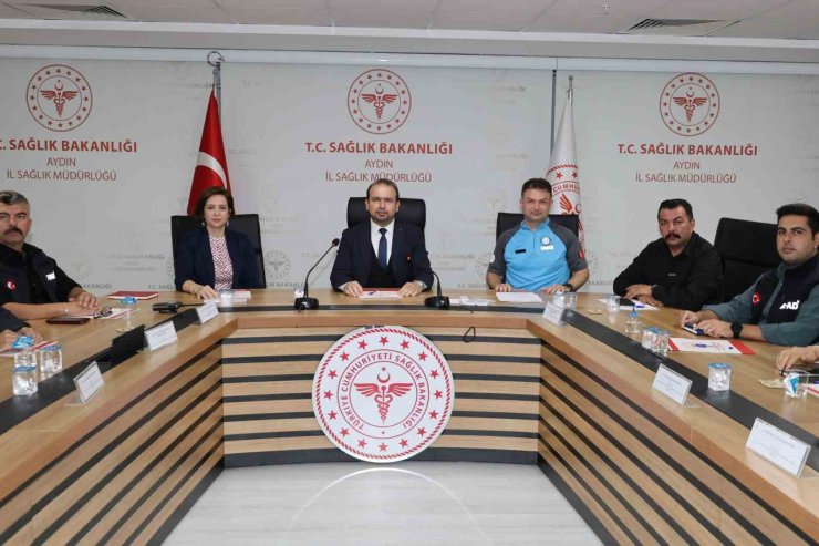 Aydın’da ’Yerel Düzey Sağlık Çalışma Grubu Saha Tatbikatı’ hazırlıkları başladı