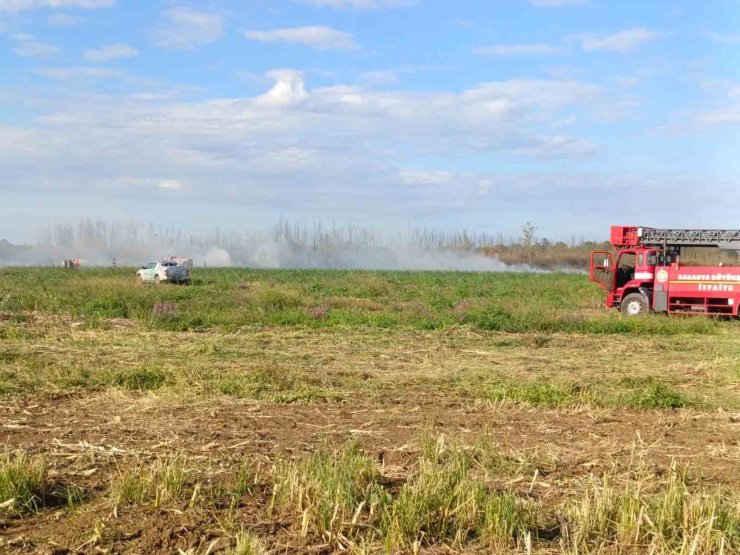 Otluk alanda çıkan yangın söndürüldü