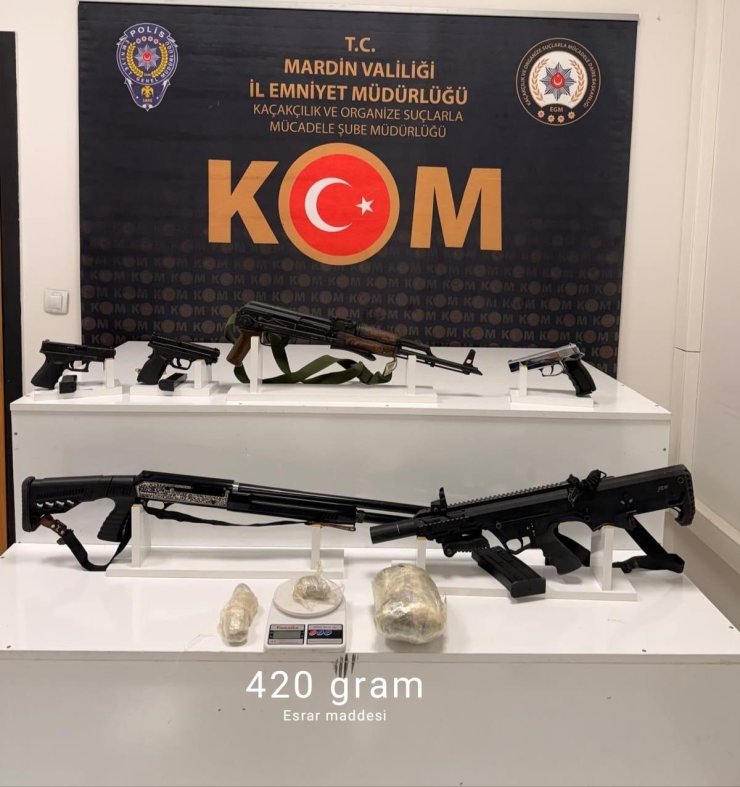 Mardin’de silah kaçakçılığı operasyonu: 3 gözaltı