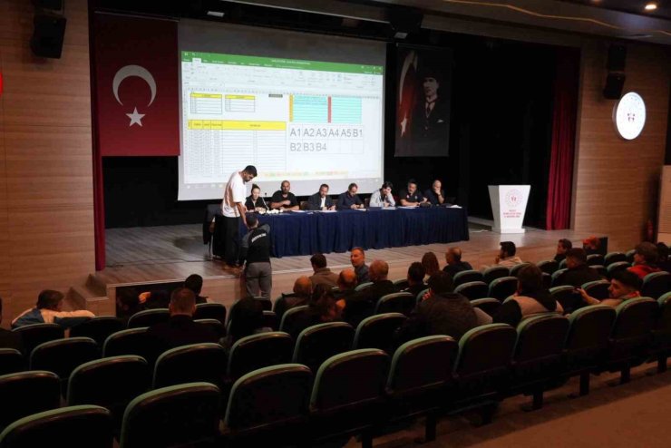 Düzce’de okul sporları fikstür çekimi gerçekleştirildi