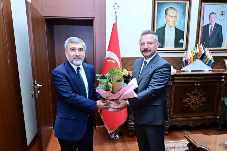 İl Müftüsü Gül, Vali Aksoy’u ziyaret etti